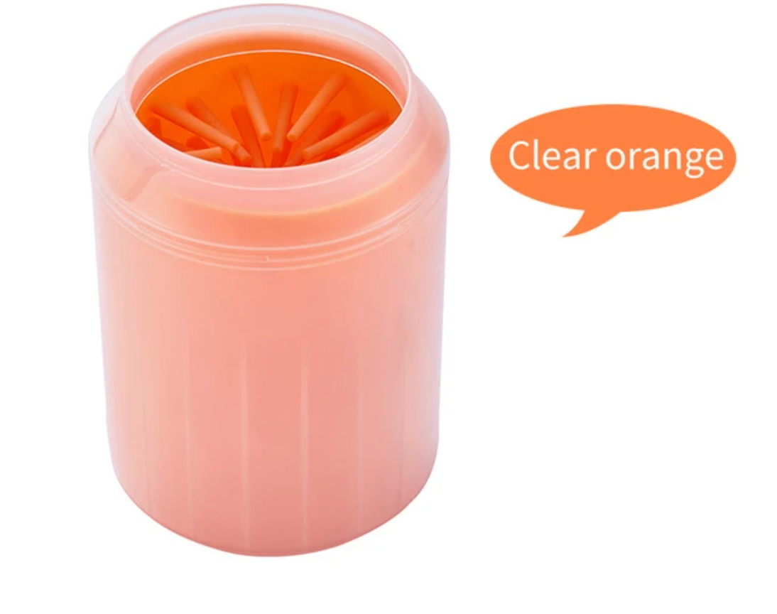 Portable Dog Paw Cleaner Cup | Soft Silicone Bristles