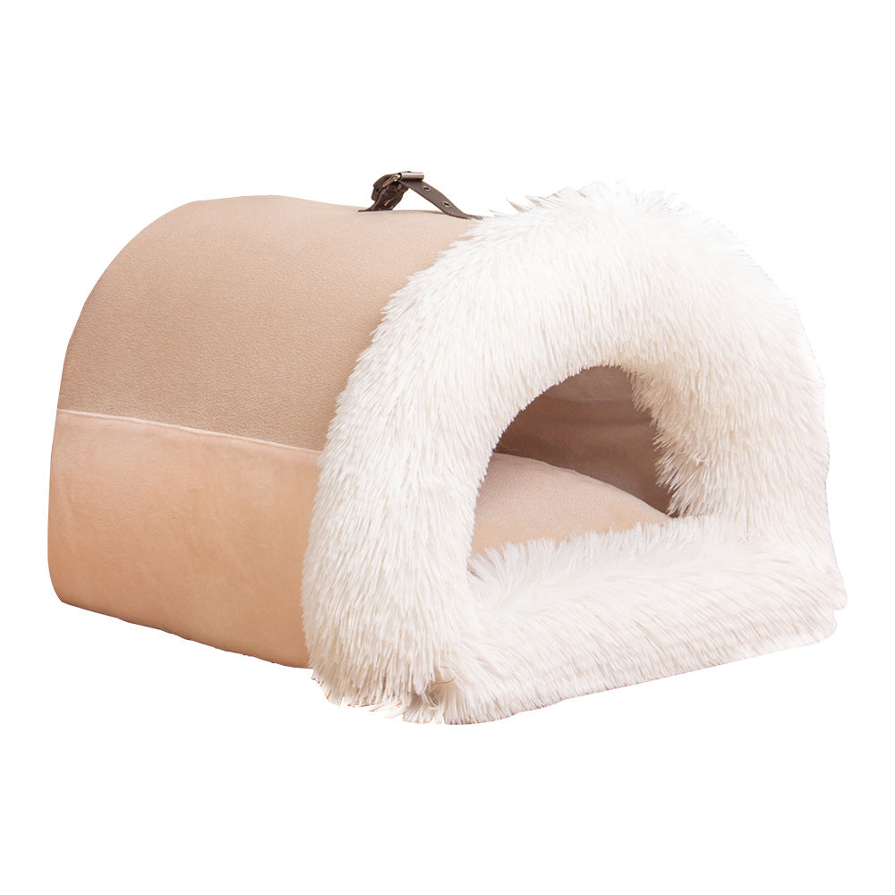 Plush Pet Bed - Side View