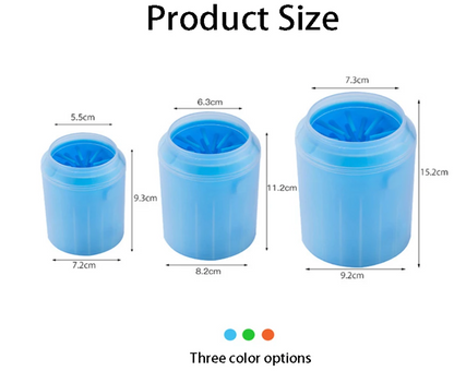 Portable Dog Paw Cleaner Cup | Soft Silicone Bristles