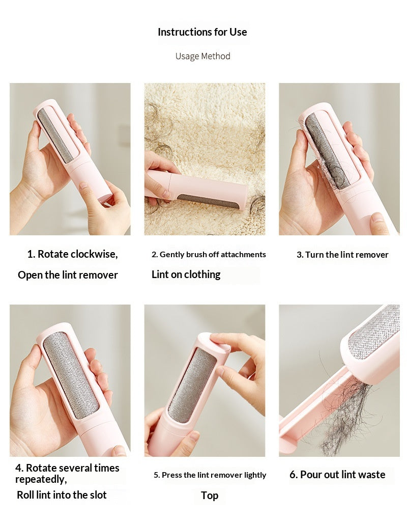 2-in-1 Reusable Pet Hair Remover Brush